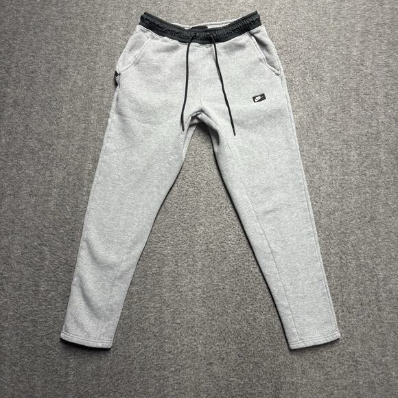 Nike Tech Fleece Joggers Mens Medium Gray Sweatpants Athleisure Pockets - Picture 1 of 7